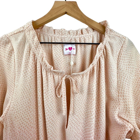 Buddy Love Coquette Dress Womens Small Mini Tiered Ruffle Milkmaid Cottage NWOT - Picture 5 of 13